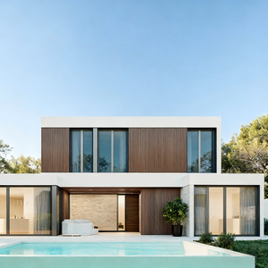 Maisons préfabriquées <span class=keywords><strong>de</strong></span> luxe en acier léger, conformes aux normes australiennes, 3 chambres, toit plat, style moderne, villas résidentielles - Product Image 5