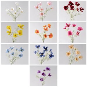 Fleurs artificielles <span class=keywords><strong>Cosmos</strong></span>/Gesang de haute qualité faites à la main, bouquets de mariage, murs de roses, décoration intérieure - Product Image 3