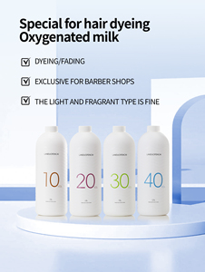 Tinte para el cabello de salón profesional, Desarrollador de lejía para el cabello con peróxido 6% 9% 12% 15%, crema de oxígeno - Product Image 4