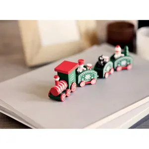 JUNA <b>wooden</b> Christmas <b>train</b> personalized gadgets - Product Image 2