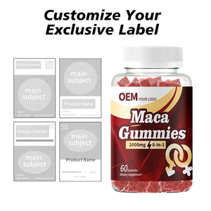 Gomitas de Maca de Marca Privada OEM para Adultos, Aumenta la Vitalidad Sexual, MOQ Flexible de Fábrica, Soluciones de Empaque Personalizadas en Botella y Caja - Product Image 5