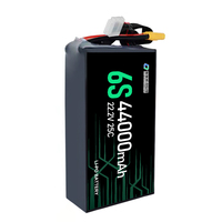 Batterie de recharge au lithium-ion 44000mAh 16000mAh 6S/12S/14S 22.2V batterie Li-ion à semi-conducteurs pour drones agricoles