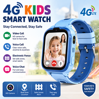 Reloj Inteligente para Niños DH28 con Posicionamiento LBS+WIFI, Videollamada, Linterna, Modo Clase, Despertador, Reloj Inteligente para Niños y Niñas con Tarjeta SIM 4G