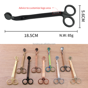 Kéo cắt bấc nến bằng thép không gỉ, khắc logo laser tùy chỉnh, bộ dụng cụ chăm sóc nến, phụ kiện nến - Product Image 6