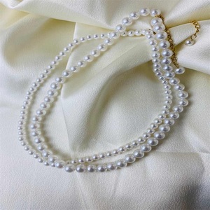 Nouveau <span class=keywords><strong>Collier</strong></span> Vintage en <span class=keywords><strong>Perles</strong></span> Simulées Rondes Ras du Cou pour Femmes, Cadeaux de Mariage pour Mariées et Demoiselles d'Honneur - Product Image 4