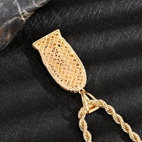 Pendentif ovale en laiton plaqué or 14 carats avec zircon, Vierge Marie catholique, bijoux religieux pour femmes, breloques de collier