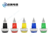 4mm banane femelle prise Jack connecteur sécurité Protection reliure post écrou borniers vis douille 5 connecteur accessoires