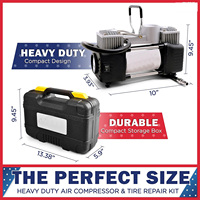 Tire Inflator Portable Air Compressor with Tire Repair Kit