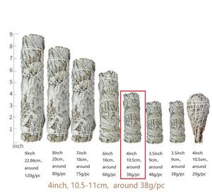 Bâtonnet de <span class=keywords><strong>sauge</strong></span> blanche pur et écologique de 4 pouces pour purification et aromathérapie à domicile - Product Image 6