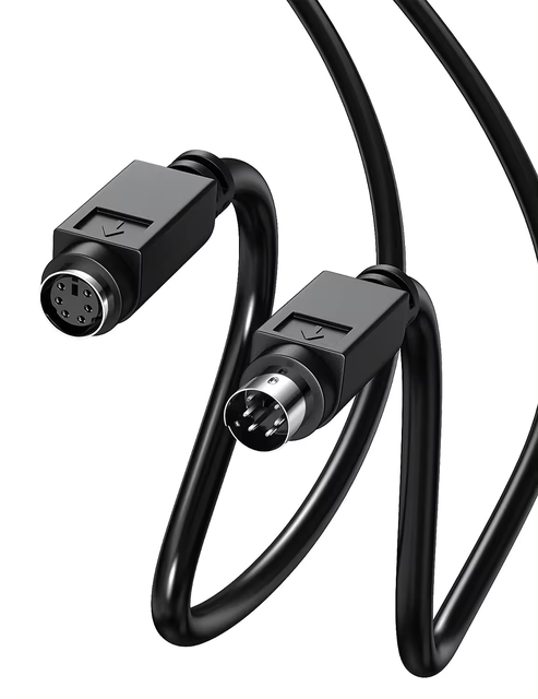 Copper Wires PS/2 Extension Cable Mini Din 6PIN Male to Female Cable for Computer/ Keyboard/ Mouse