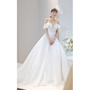 Longue Piste Blanc Simple <span class=keywords><strong>Robe</strong></span> <span class=keywords><strong>De</strong></span> <span class=keywords><strong>Mariée</strong></span> <span class=keywords><strong>Moins</strong></span> <span class=keywords><strong>Cher</strong></span> Zipper <span class=keywords><strong>Robe</strong></span> <span class=keywords><strong>De</strong></span> <span class=keywords><strong>Mariée</strong></span> <span class=keywords><strong>Robe</strong></span> <span class=keywords><strong>De</strong></span> <span class=keywords><strong>Mariée</strong></span> En Mousseline <span class=keywords><strong>De</strong></span> Soie - Product Image 2