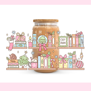 Bonito zorro de Navidad bosque de invierno puede envolver UVDTF Impresión de transferencia para vasos y botellas tamaño personalizado lavable transferencia de calor - Product Image 2