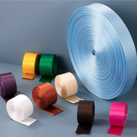Sangles en sangle tissée imitation nylon colorées de 2,5 cm, anti-explosion, écologiques, résistantes aux UV, durables, pour poignées texturées