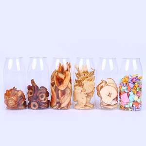 热卖定制500毫升透明宠物罐铝盖一次性软饮料罐奶茶店苏打水和啤酒 - Product Image 5