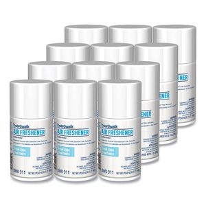 Recharge de désodorisant en aérosol Boardwalk Fresh Linen Scent 7 oz pour bureau, lot de 12, compatible avec la plupart des distributeurs standard, longue durée - Product Image 3