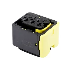 Heavy Duty 7 Pin 1-1418480-1 Conector eléctrico negro sellado hembra