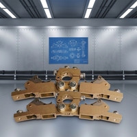Ventes de supports de balais en cuivre et carbone de haute qualité et sur mesure pour accessoires de moteurs industriels, conception personnalisée, fabriqué en Chine