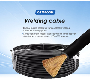 Cable de Soldadura Flexible de Goma con Aislamiento EPR, Conductor de Cobre de 450/750V, 4mm2, 6mm2, 10mm2, 16mm2, 25mm2, 35mm2 - Product Image 2