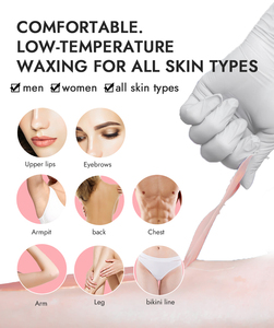 En stock – Perles de cire dure indolore pour épilation, 100g, personnalisables, parfum lavande et rose, en forme de cœur, pour salon - Product Image 5