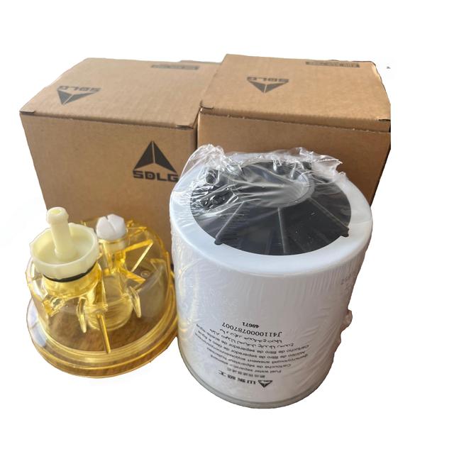 Oil Water Separator Filter element with Water Cup Fuel Pre Filter SDLG60/65/80/85/90 Excavator Genuine J4110000787007