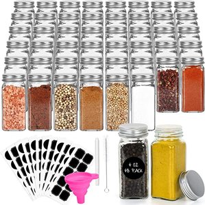 Kitchen Spice Rack Spice Pots 3 Piece 18 8 Stainless Steel Seasoning Box Storage Container Condiment Jars with Spoon Metal OEM