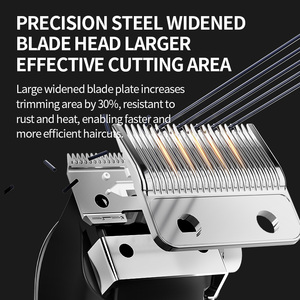 Tagliacapelli Cordless <span class=keywords><strong>da</strong></span> <span class=keywords><strong>Uomo</strong></span> con Lama in Acciaio Regolabile, Ricarica USB-C, Vari Tipi di Tosatrici - Product Image 3