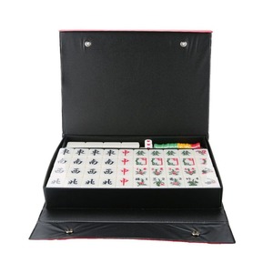 38mm 88Pcs 3 Player <b>Mahjong</b> <b>Set</b> Singapore Malaysia Lion Head Animal Pattern <b>Mahjong</b> - Product Image 4
