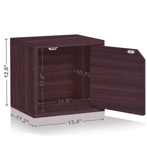 Bán Sỉ Thùng Gỗ Có Thể Xếp Chồng Hộp Đựng Đồ Văn Phòng Gia Đình Có Cửa Tủ Nhỏ Tủ Kết Hợp Miễn Phí - Product Image 5