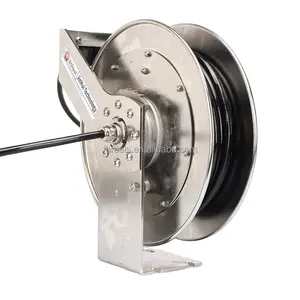 Auto retract cable reels SS304 Stainless Steel mini portable cable reel Power coil reel drums
