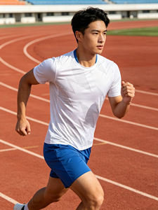 Magliette e <span class=keywords><strong>Pantaloncini</strong></span> Sportivi con Stampa a Righe Personalizzata, Asciugatura Rapida, Manica Corta, per Allenamento <span class=keywords><strong>Calcio</strong></span>, Maglia <span class=keywords><strong>da</strong></span> <span class=keywords><strong>Calcio</strong></span> Maschile - Product Image 1