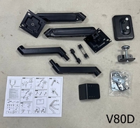 Support de moniteur double à ressort mécanique pour écrans de 17 à 37 pouces ±70 °   Inclinaison 360° °   Support VESA pivotant 100x100mm, capacité 2-9kg, directement de l'usine