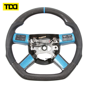 Volante de Fibra de Carbono Real TDD Compatible con Dodge Chrysler 300 C SRT8 Charger Challenger 2005-2010 - Product Image 5