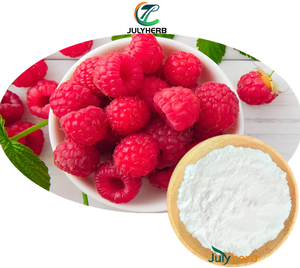 Julyherb <span class=keywords><strong>99</strong></span>% kemurnian sertifikasi <span class=keywords><strong>ISO</strong></span> kosmetik Raspberry keton bubuk glukosisi Cas 38963 94-9 - Product Image 1