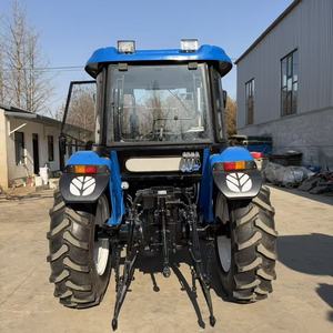 Tracteur Holland avec 650 heures de travail seulement, comme neuf, légèrement utilisé, presque neuf, rotavator inclus - Product Image 2