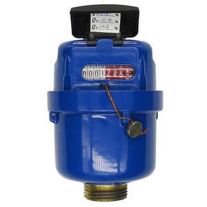 Đồng hồ nước cơ thể đồng lớp B Đồng hồ nước lạnh đồng hồ Đồng hồ đo lưu lượng nước nhỏ đồng thau R160 T50 - Product Image 1