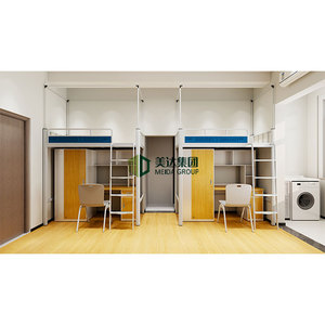 Op maat gemaakt modern design, volledig verstelbaar <span class=keywords><strong>bed</strong></span> van koudgewalst staal voor studenten en afgestudeerden op universiteiten en in appartementen. - Product Image 1