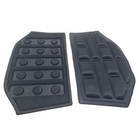 Mousse EVA noire hautement élastique pressée à froid, doublure en éponge anti-collision personnalisée pour équipement de protection sportive