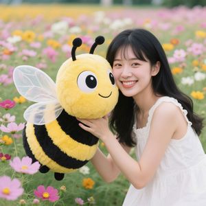 Fabricantes OEM de Peluches de Abeja, Diseño Personalizado al por Mayor, Juguetes de Peluche de Abeja, Peluches de Abeja en Oferta al por Mayor - Product Image 1
