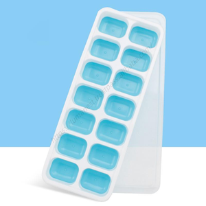Accesorios de Cocina al por Mayor S139, Molde para Cubitos de Hielo con Tapa, Caja de Silicona para Cubos Cuadrados - Product Image 5