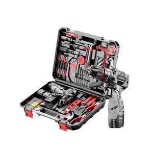 Outils à main portables durables en acier CR-V Kit d'outils de réparation automobile avec jeu de douilles à cliquet pour système de mesure métrique à usage domestique - Product Image 1