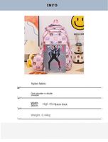 Sac à dos pour ordinateur portable, étanche, grande capacité, antivol, avec logo personnalisable, design géométrique tendance, idéal pour l'école, les voyages et les affaires, vente en gros