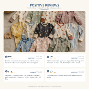 Lot de 3 bodys bébé en coton à manches longues pour nouveau-né (0-9 mois) – Vêtements quotidiens pour nourrissons - Product Image 5