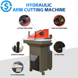 Meilleur prix GECUT GEA-S220 Machine de découpe à bras oscillant lisse intelligente 22 tonnes Force maximale 1100W Machine de fabrication de chaussures à moteur - Product Image 4