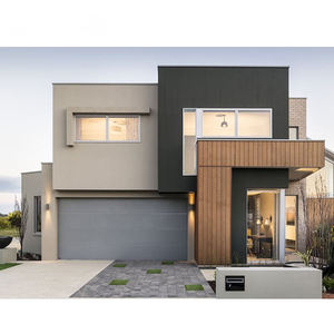 Puerta de garaje moderna de aluminio con ventana, color y tamaño personalizables, para uso en cocina, apertura lateral eléctrica de 110-240V - Product Image 1