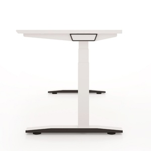 Escritorio Eléctrico de Altura Ajustable con Doble Motor, Nuevo Diseño, Escritorio Moderno Blanco para Oficina - Product Image 3