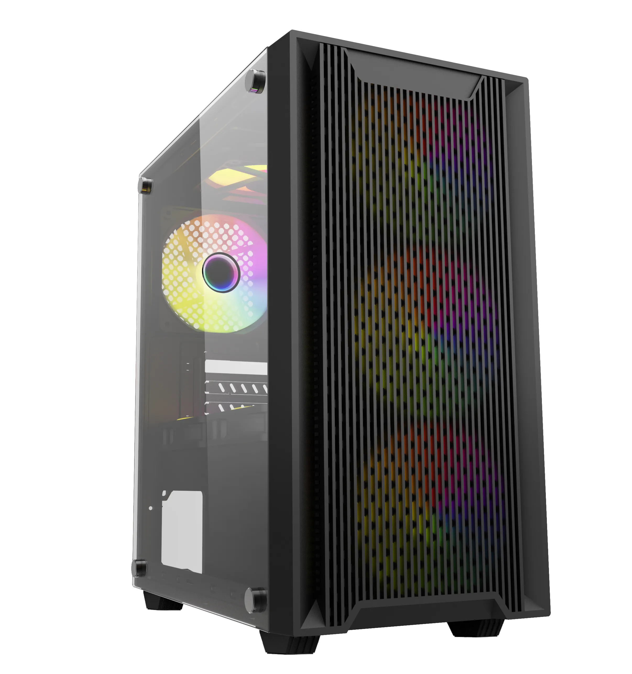 22 years factory with tempered glass cheapest CPU gamer case, gaming cabinet SX-C1906A