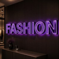 Enseigne LED 3D personnalisée Zhilin à effet miroir infini, enseigne néon personnalisée pour entreprise à effet miroir infini, lettres encastrées LED CE RoHS IP65