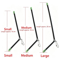 Tige de connexion multifonctionnelle anti-emmêlement de style européen pour la pêche à la carpe, lot de 5