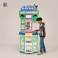Machine de flipper moderne avec système de récompenses Lucky Line up, plateau de jeu électronique et système de difficulté réglable pour salles d'arcade vidéo