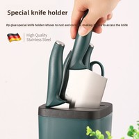 Ensemble de couteaux de chef personnalisé en acier inoxydable 3CR13, six pièces, lame de 188 mm à bord oblique, couteau à désosser tranchant, ensemble complet Yangjiang